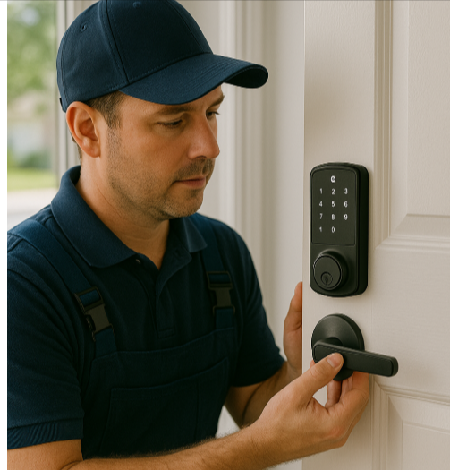 Smart lock installation